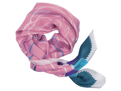 Foulard rose de galimard
