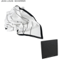 Foulard soie lady black Au choixblanc/noir
