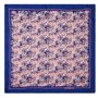 Foulard soie monceau Au choixBleu et rose