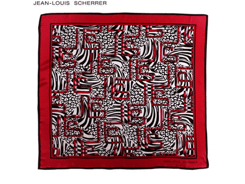 Foulard soie patchwork