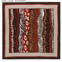 Foulard soie savane Au choixrouge/marron