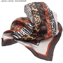 Foulard soie savane Au choixrouge/marron