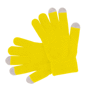 Gant écran tactile jaune en acrylique Jaunejaune