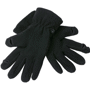 Gants tactiles en micro polaire Noirnoir