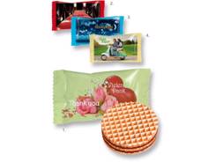 Gaufrette publicitaire motif standard