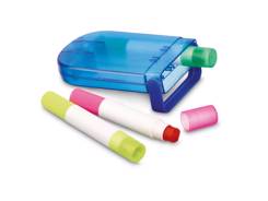 GELIX. Boîte avec 3 crayons de cire