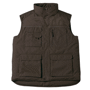 Gilet bodywarmer de travail Marronmarron