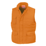 Gilet bodywarmer de travail publicitaire Orangeorange