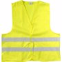 Gilet de sécurité en polyester pour adulte Jaunejaune