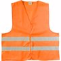 Gilet de sécurité en polyester pour adulte Orangeorange