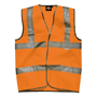 Gilet de sécurité publicitaire Au choixHigh Viz. Orange