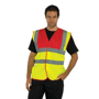Gilet de travail de sécurité Au choixjaune fluo/orange fl