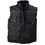 Gilet de travail homme sans manches Noirnoir