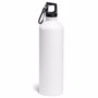 Gourde aluminium 800 ml mousqueton BlancBlanc