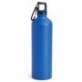 Gourde aluminium 800 ml mousqueton BleuBleu