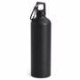 Gourde aluminium 800 ml mousqueton NoirNoir