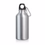 Bidon aluminium 400 ml brillante GrisArgenté satiné