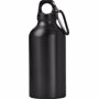 Bidon aluminium 400 ml Mat Noirnoir