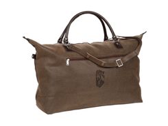 Grand sac de voyage robuste façon cuir avec compar