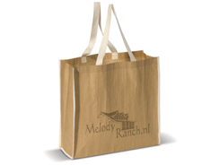 Grand sac papier/polyester publicitaire