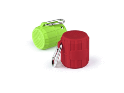 Haut parleur bluetooth avec revêtement en silicone