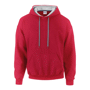 Heavy blend adult contrasted hooded sweatshirt swe Au choixRed / Sport grey