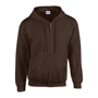 Heavy blend full zip hooded sweat-shirt zippé capu Au choixDark Chocolate