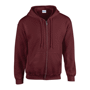 Heavy blend full zip hooded sweat-shirt zippé capu Au choixMaroon