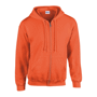 Heavy blend full zip hooded sweat-shirt zippé capu OrangeOrange