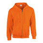 Heavy blend full zip hooded sweat-shirt zippé capu Au choixSafety Orange