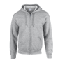 Heavy blend full zip hooded sweat-shirt zippé capu Au choixSport grey