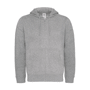 Hooded full zip men sweat-shirt zippé capuche Au choixHeather Grey