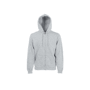 Hooded sweat jacket sweat-shirt capuche zippé Au choixHeather Grey