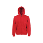 Hooded sweat jacket sweat-shirt capuche zippé Au choixRed
