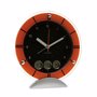 Horloge de bureau analogique publicitaire Au choixargenté, orange