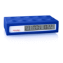 Horloge de bureau en silicone wave clock Bleubleu