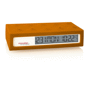 Horloge de bureau en silicone wave clock Orangeorange