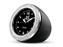 Horloge lolliclock rock crystal black