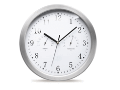 Horloge murale avec fonction météo reflects clarks