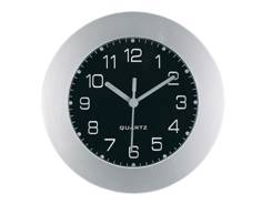 Horloge murale publicitaire avec pied