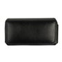 Housse téléphone portable noir en simili cuir Noirnoir