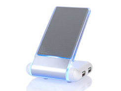 Hub 4 ports avec support de téléphone mobile stati