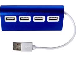 Hub en aluminium équipé de 4 ports USB
