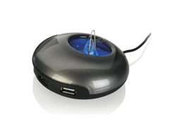 Hub usb (4 ports) lumineux & distributeur magnétiq