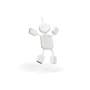 Hub usb en forme de bonhomme (4 ports) (20) human  Blancblanc