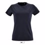 Tee-shirt sol's imperial fit women BleuFrench marine