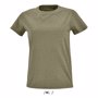 Tee-shirt sol's imperial fit women VertKaki chiné
