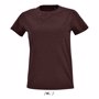 Tee-shirt sol's imperial fit women RougeOxblood chiné