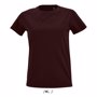 Tee-shirt sol's imperial fit women RougeOxblood