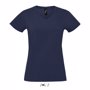 Tee-shirt sol's imperial v women BleuFrench marine